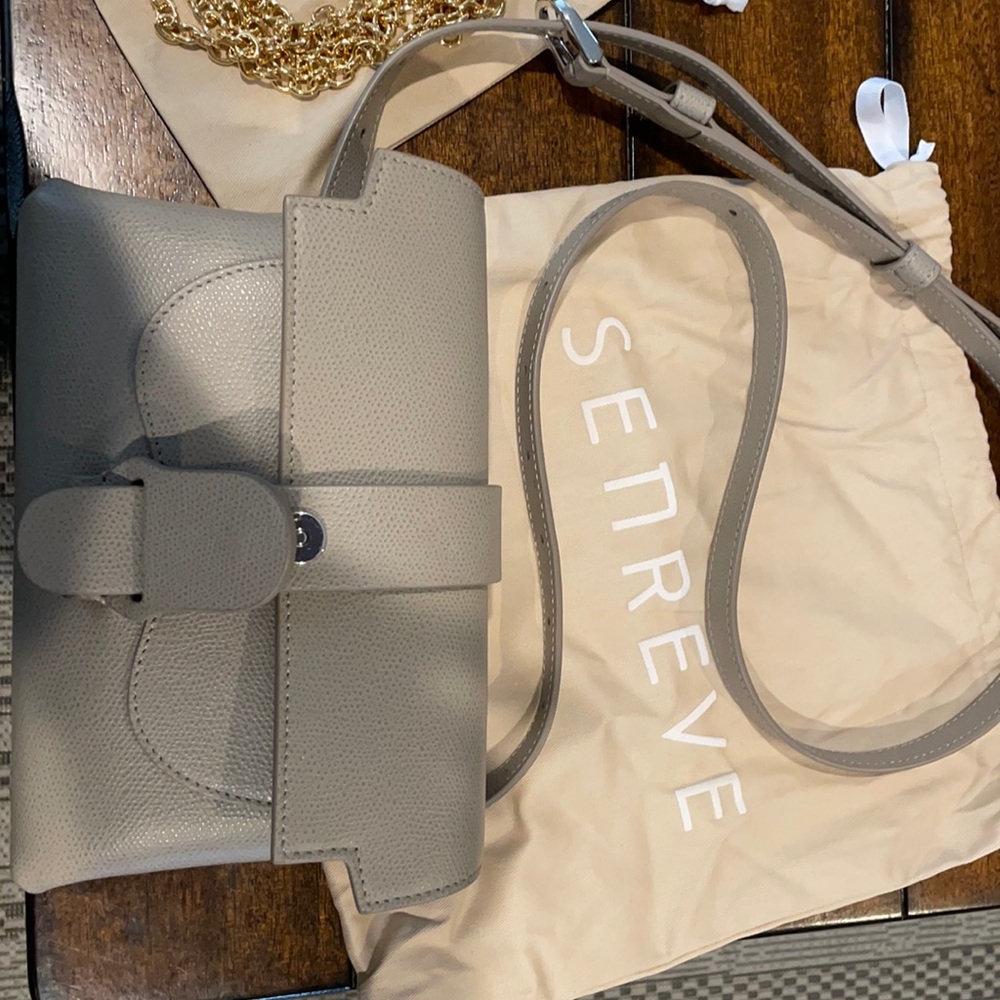 Like New Senreve Aria belt bag in Sand